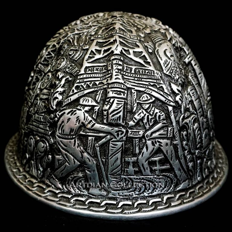 Custom Order Engraved Aluminum Hard Hat Artdian Collection