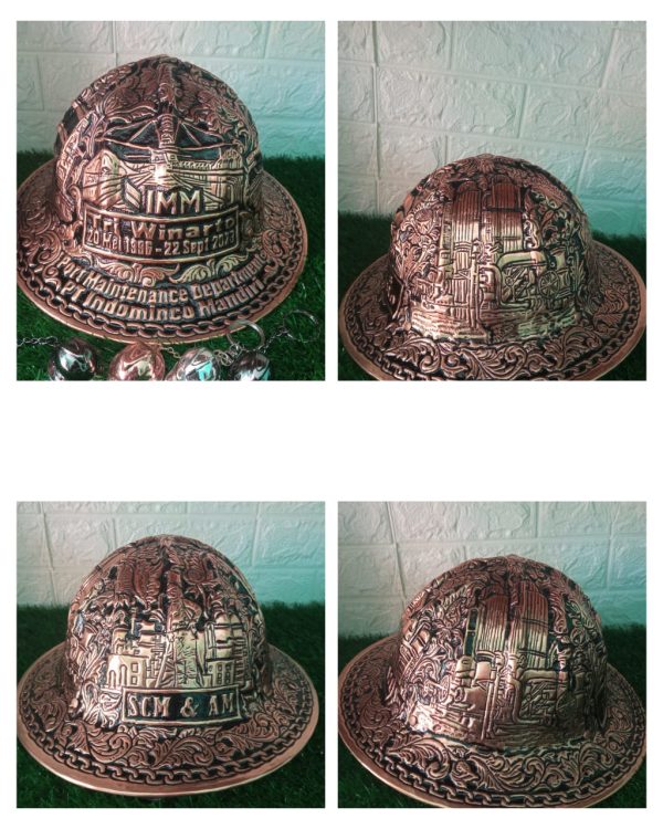 Custom Made Copper Full Brim Hard Hat