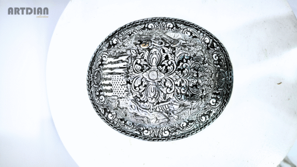 Custom Hand-Carved Full-Brim Hard Hat – Personalized Safety with Artistic Craftsmanship - Image 5